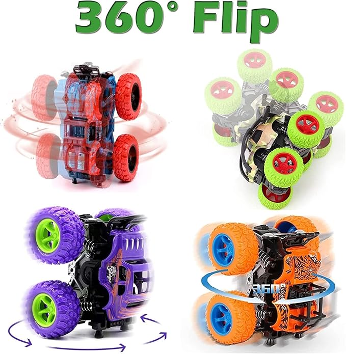 4X4 Mini Monster Friction Truck Toy for Kids Boys Girls