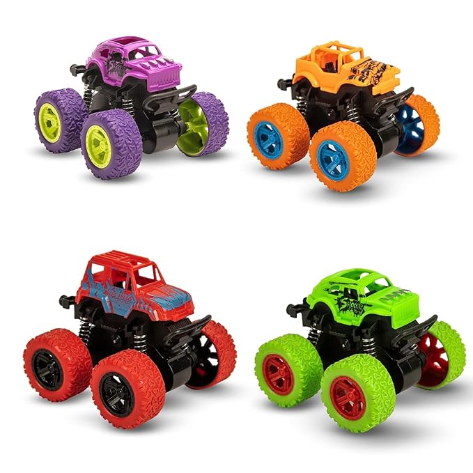 4X4 Mini Monster Friction Truck Toy for Kids Boys Girls