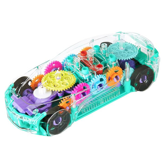 Concept Gear Car Toy with 3D Lights and Musical Sounds Effect