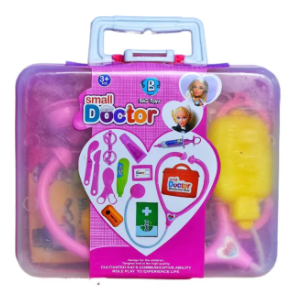 Doctor Set Toy for Kids with Briefcase 13 Pcs Multicolor