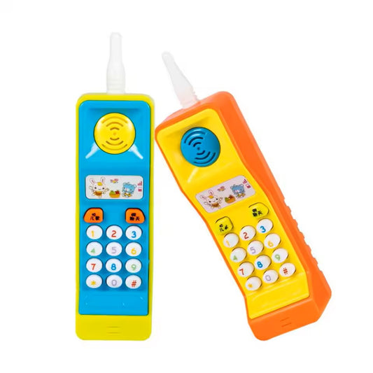 Mobile Phone Toy Educational Toys with 5 Songs Cartoon Colorful Toddler Cell Phone